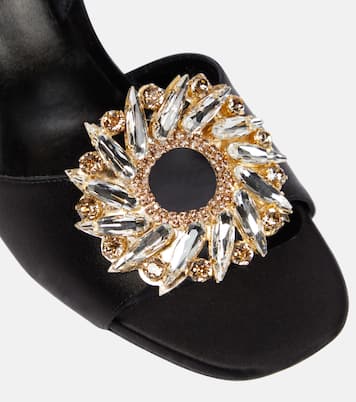 Sandalen Amanda 105 aus Satin | Rene Caovilla