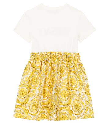 Kleid Barocco aus Baumwoll-Jersey | Versace Kids