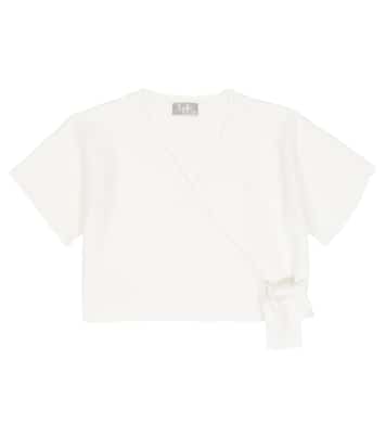 Cotton wrap top | Il Gufo