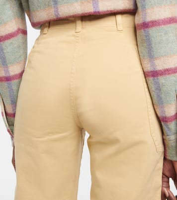 High-rise cropped cargo pants | Frame