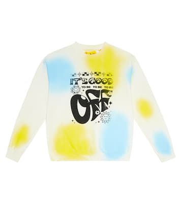 Printed tie-dye sweatshirt | Off-White Kids