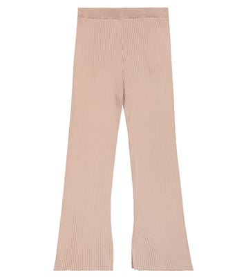 Ribbed-knit cotton pants | Brunello Cucinelli Kids
