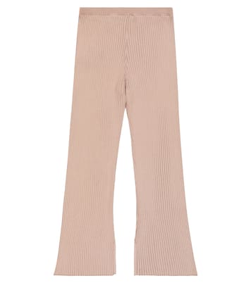Ribbed-knit cotton pants | Brunello Cucinelli Kids