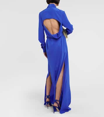 Robe longue en soie | Costarellos