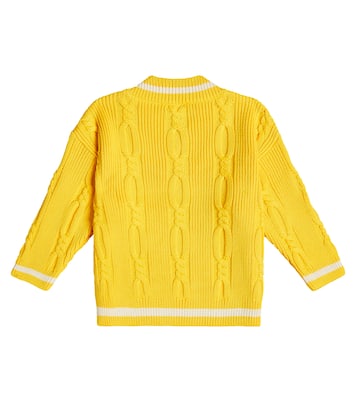 Jersey en punto de algodón bordado | Mini Rodini
