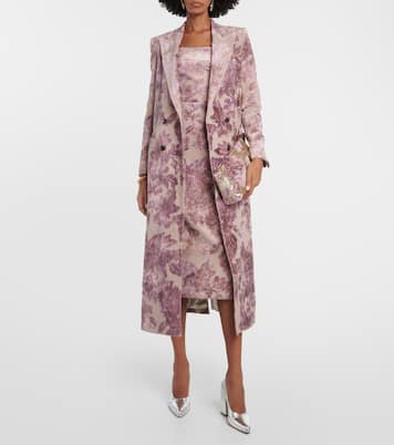 Midikleid aus Samt | Dries Van Noten