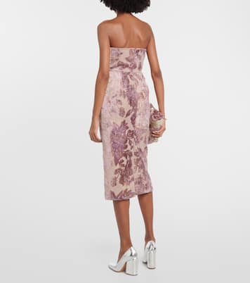 Midikleid aus Samt | Dries Van Noten