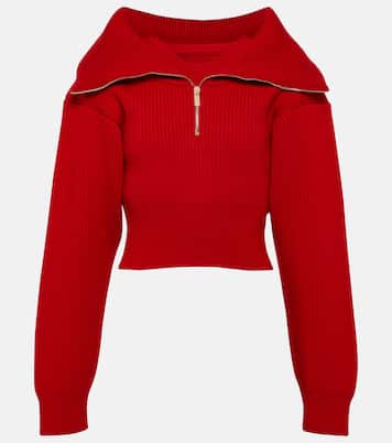 Jersey La Maille Risoul de lana cropped | Jacquemus