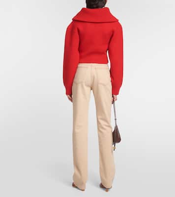 Jersey La Maille Risoul de lana cropped | Jacquemus