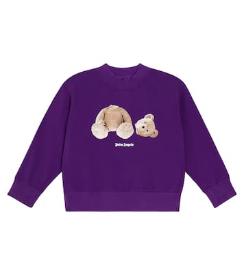 Felpa in jersey di cotone con stampa | Palm Angels Kids
