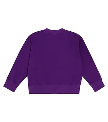 Felpa in jersey di cotone con stampa | Palm Angels Kids