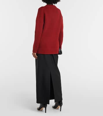 Jersey de punto acanalado de lana | Emilia Wickstead