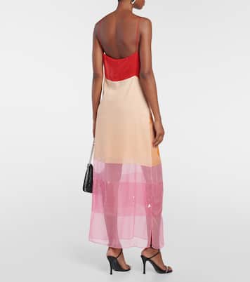 Midikleid aus Seide mit Pailletten | Stella McCartney