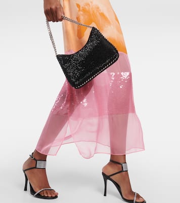 Midikleid aus Seide mit Pailletten | Stella McCartney