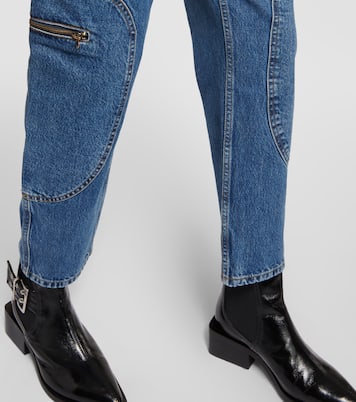 Racer high-rise tapered cargo jeans | Re/Done