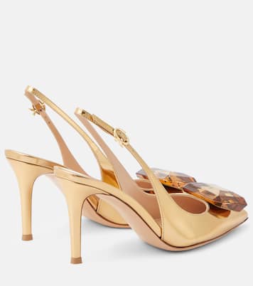 Escarpins Jaipur en cuir métallisé | Gianvito Rossi