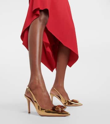 Escarpins Jaipur en cuir métallisé | Gianvito Rossi