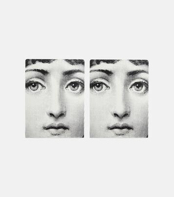 Viso set of 2 bookends | Fornasetti