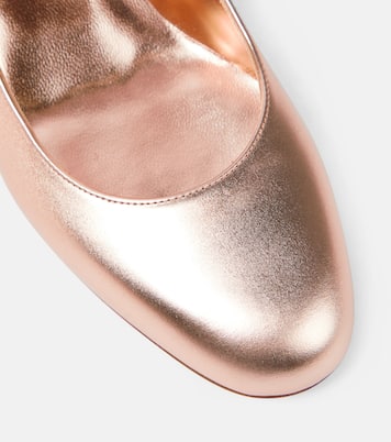 Salones Mary Jane Miss Jane de piel metalizada | Christian Louboutin