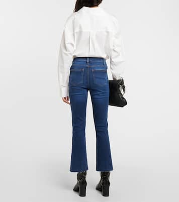 Le Crop Mini Boot mid-rise bootcut jeans | Frame