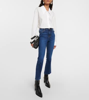 Le Crop Mini Boot mid-rise bootcut jeans | Frame