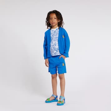 Bermudas en jersey de algodón | Kenzo Kids