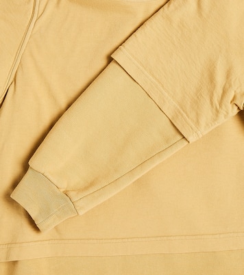 Sweat-shirt à capuche Hustler en coton | Rick Owens Kids
