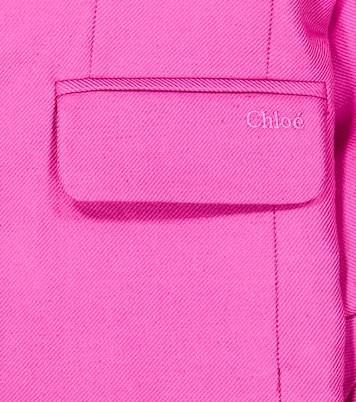 Veste de costume en lin et coton | Chloé Kids