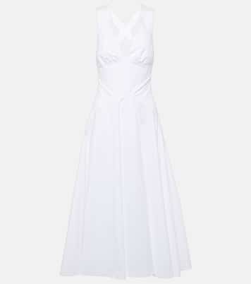Abito midi in popeline di cotone | Alaïa