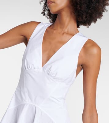 Abito midi in popeline di cotone | Alaïa