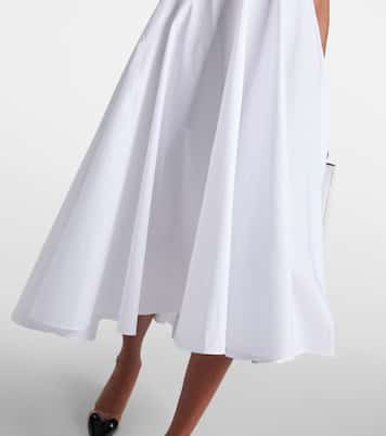 Abito midi in popeline di cotone | Alaïa