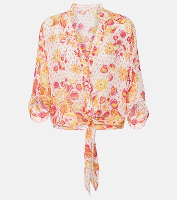 Camisa Azia floral | Poupette St Barth