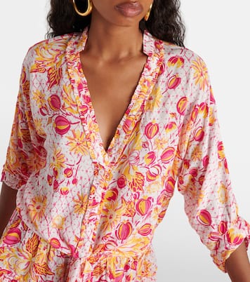 Camisa Azia floral | Poupette St Barth