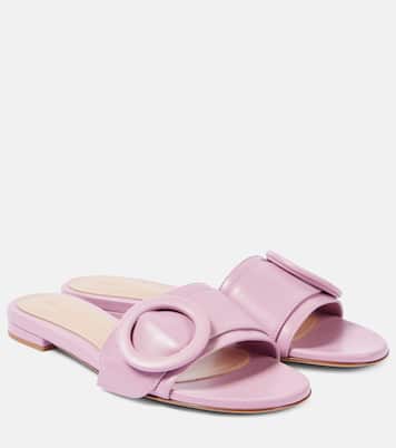 Leather slides | Gianvito Rossi