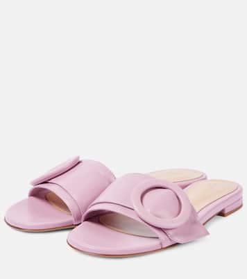Leather slides | Gianvito Rossi