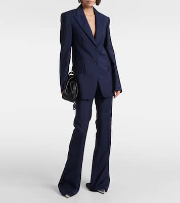 Benares wool-blend canvas blazer | Sportmax