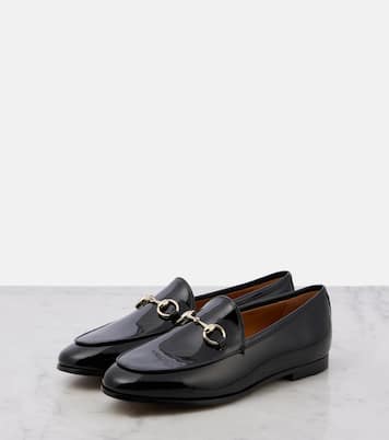 Jordaan Horsebit patent leather loafers | Gucci