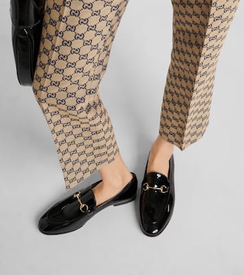 Jordaan Horsebit patent leather loafers | Gucci