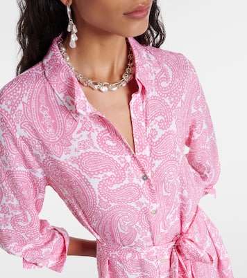 Robe chemise Ischia à motif cachemire | Heidi Klein