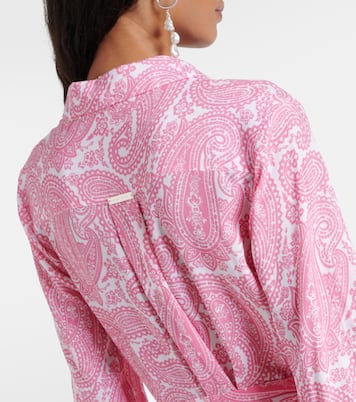Robe chemise Ischia à motif cachemire | Heidi Klein