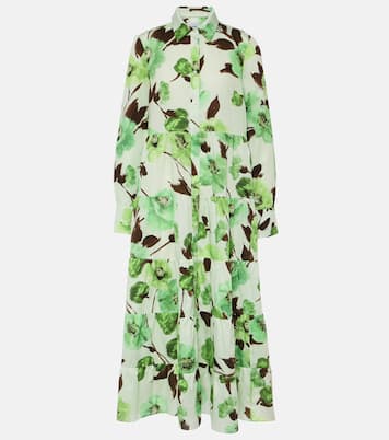 Floral cotton shirt dress | Erdem