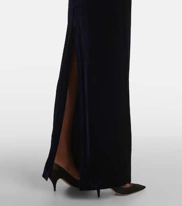 Robe longue en velours | Roland Mouret