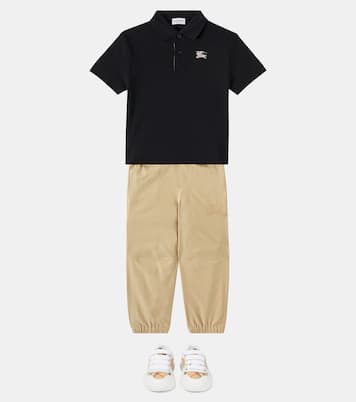 Polo EKD in cotone | Burberry Kids