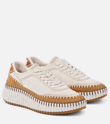 Zapatillas con plataforma Nama de ante | Chloé