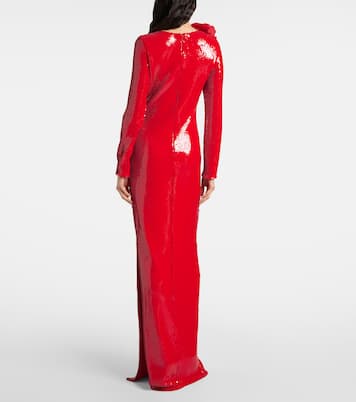 Robe mit Pailletten | Rodarte