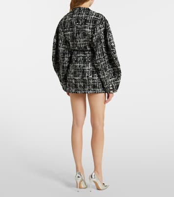 Sequined bouclé miniskirt | Rotate