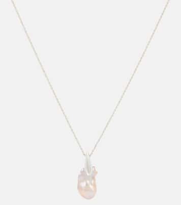 Collana in argento sterling con perla d’acqua dolce | Bottega Veneta