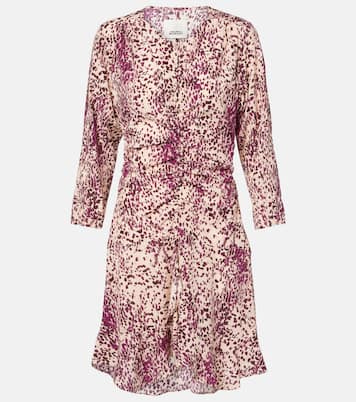 Robe Octavia en soie imprimée | Isabel Marant