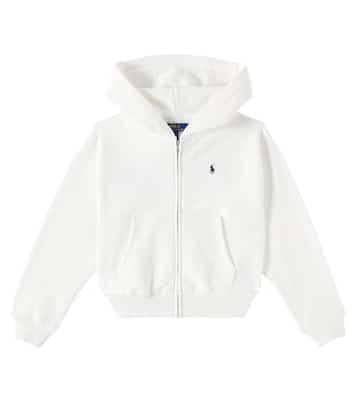 Sweat-shirt à capuche en coton mélangé | Polo Ralph Lauren Kids