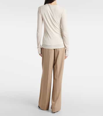 Logo printed layered top | Acne Studios